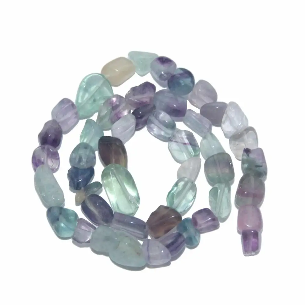 Fluorite Stone Неправильной формы натуральный розовый камень кварц Агат аметисты аквамарины для самостоятельного изготовления ювелирных изделий браслет ожерелье - Цвет: Fluorite Stone