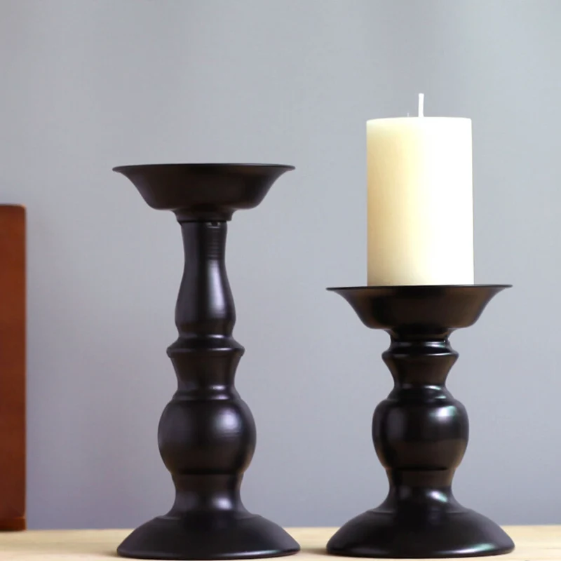 Metal Candle Holder Flower Vase Bronze Candelabra Fashion Wedding Stand Exquisite Candlestick Table Home Christmas Decor | Дом и сад