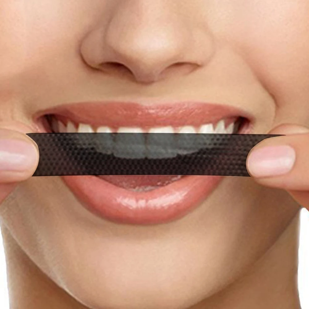Genkent отбеливающие полоски для черных зубов активированный уголь профессиональные эффекты плюс отбеливающий инструмент для зубов