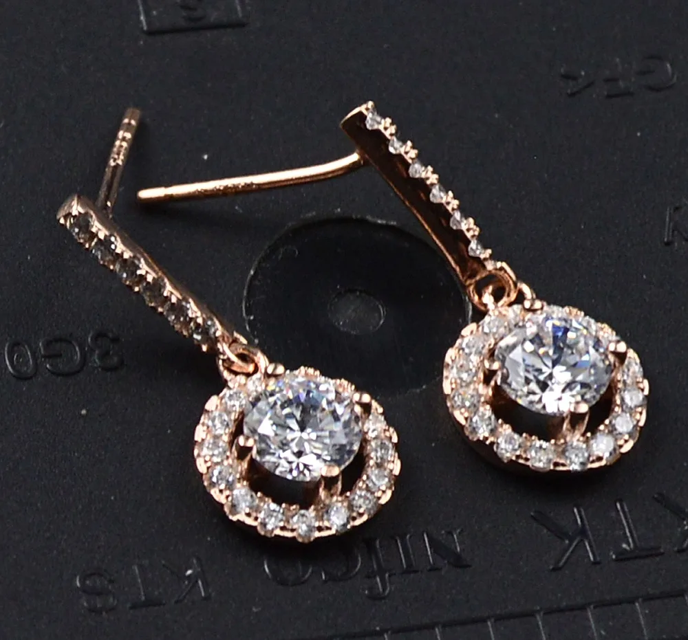 

Guarantee Plain 925 Sterling Silver , CZ , Cubic Earrings, 2.1 g, EA31249