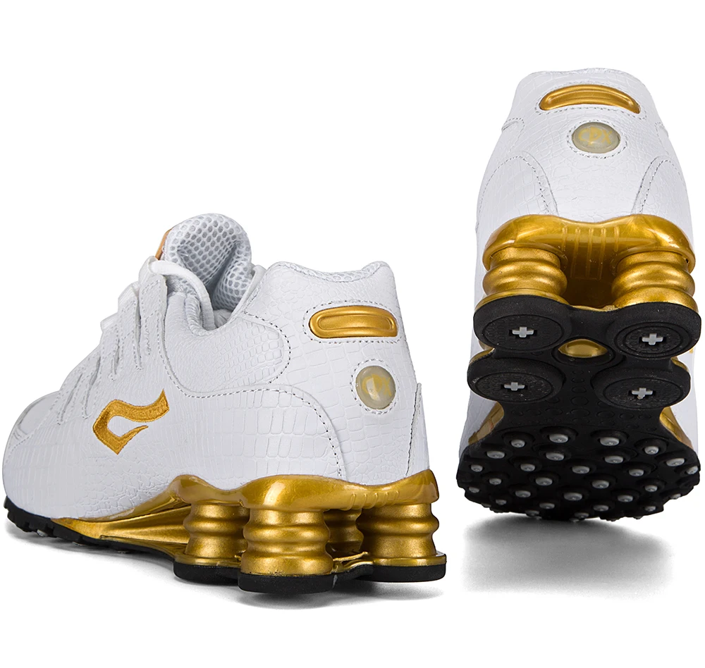 Оригинальная мужская обувь СРХ для ходьбы Shox Tech сникеры из крокодиловой кожи