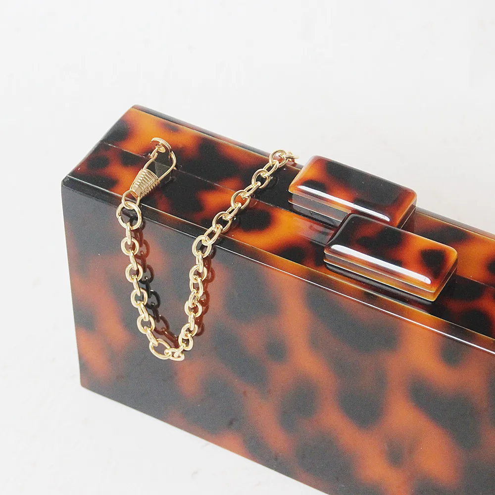 Чехол для макияжа Леопардовый цвет акриловый чехол макияжа|Косметички| |