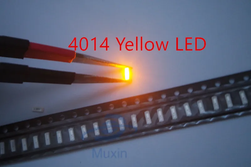 Бесплатная доставка 50 шт. 4014 smd led Желтый поверхностный монтаж. 4 0*1 мм светодиод 0 2