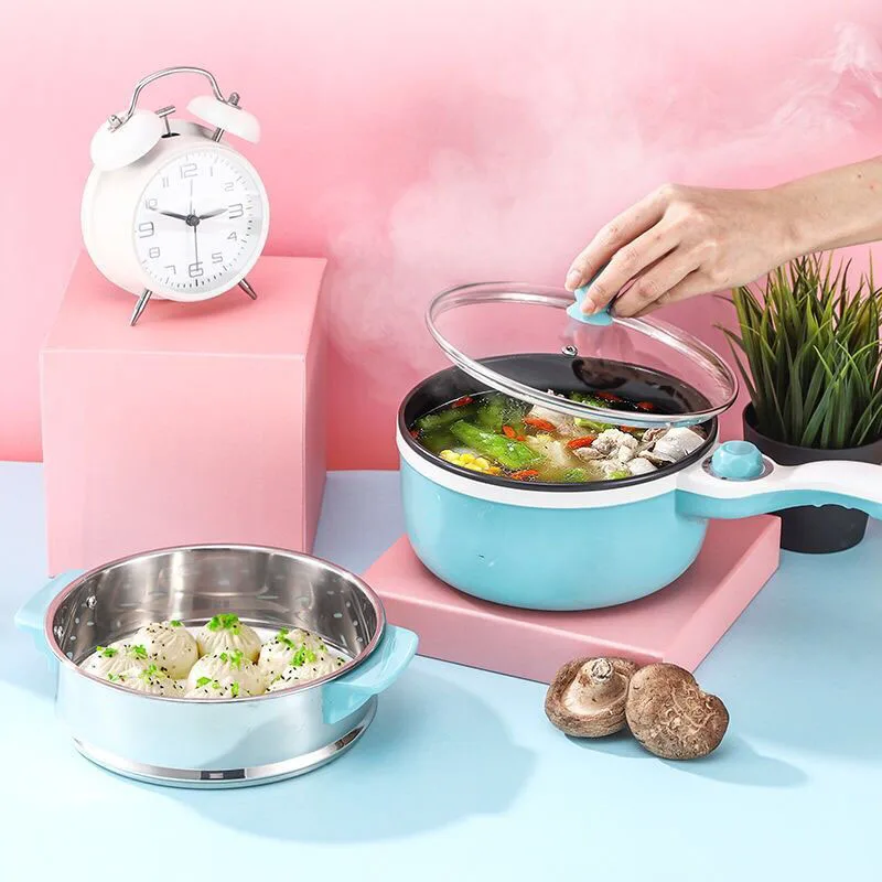 2L Multi-function Electric Skillet Household Non-stick Cookbook Student Artifact Small Power Cooker Wok Frying Pan | Бытовая техника