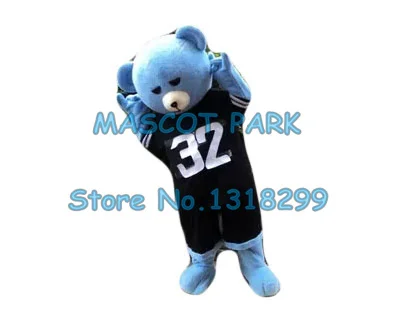 

blue bear mascot costume custom cartoon character cosply adult size carnival costume 3417