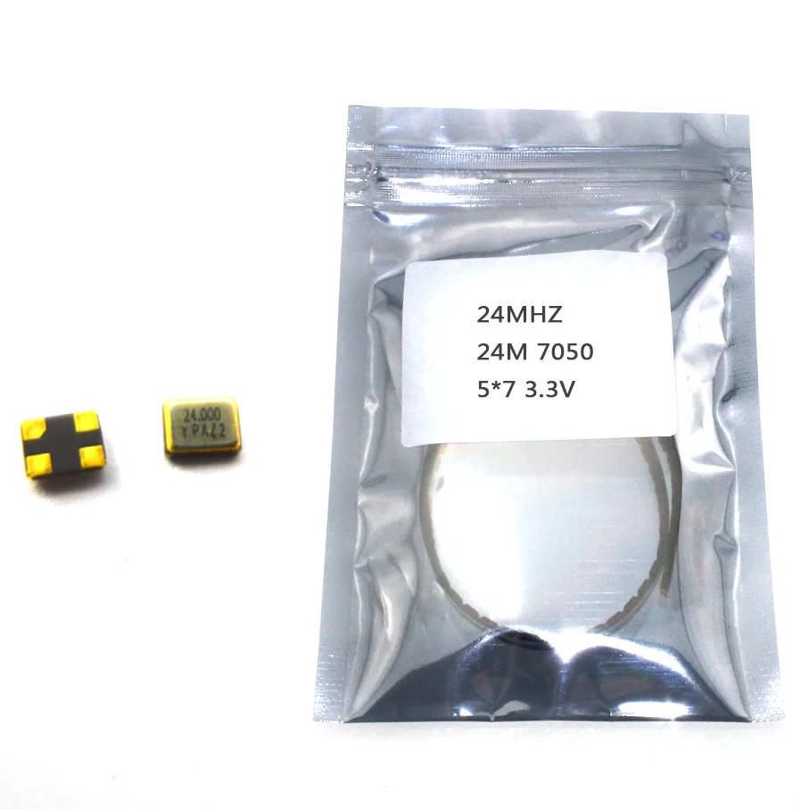 10 шт. SMD 3225 пассивный кристаллический осциллятор OSC 24 МГц м 3 2*2 5 В 25PPM|osc| |