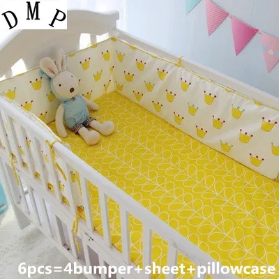 2017! Комплект хлопкового постельного белья для детской кроватки 120x60/120x70 см 6/7/9 шт. |