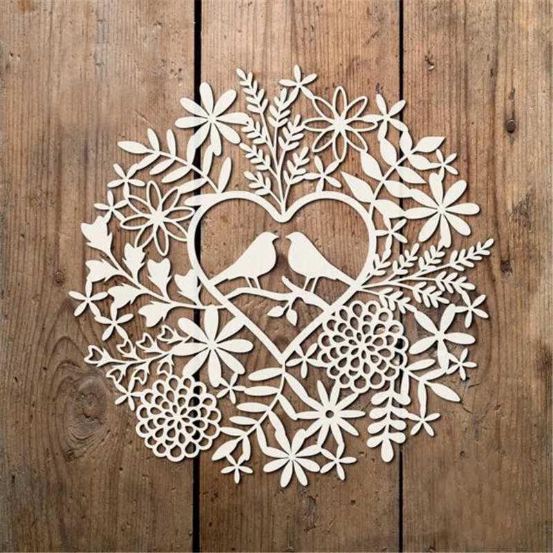 120*121 2Pcs/lot Flowers Metal Cutting Dies for Scrapbooking Die Cut Stitch Craft Troqueles New 2019 Stencil | Дом и сад