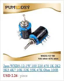 1 шт. 3590S-2-103L 3590S 10K Ом 103 3590S-2-103 3590S-103 прецизионный многооборотный потенциометр 10 колец регулируемый резистор