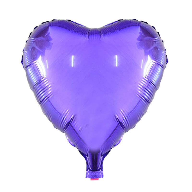 5 шт./лот шары в форме сердца 10 дюймов фольгированные большие воздушные для
