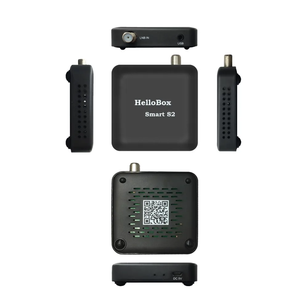 Смарт ресивер Hellobox S2 спутниковый ТВ управление через приложение Wi Fi DVB