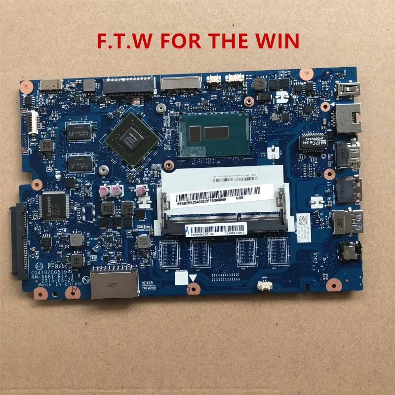 5B20K25403 для материнской платы Lenovo idpad 100 15IBD системная плата CG410/CG510 NM A681 test ok 100% CPU SR24B