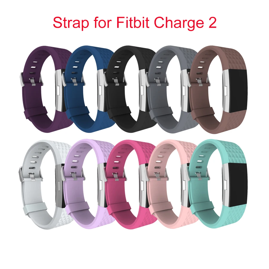 Оригинальный сменный ремешок браслет силиконовый для Fitbit Charge 2 на запястье|wristband