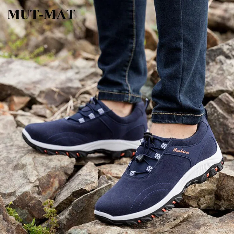 Spring New Fashion Quality Leather Man Shoes Adult Outdoor Hiking Sneakers Male's Waterproof Casual Sports Walking shoes | Обувь