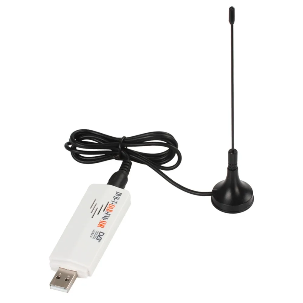 USB Цифровая Ручка Адаптер Dongle ТВ Тюнер с Дистанционным часы record HDTV цифровой