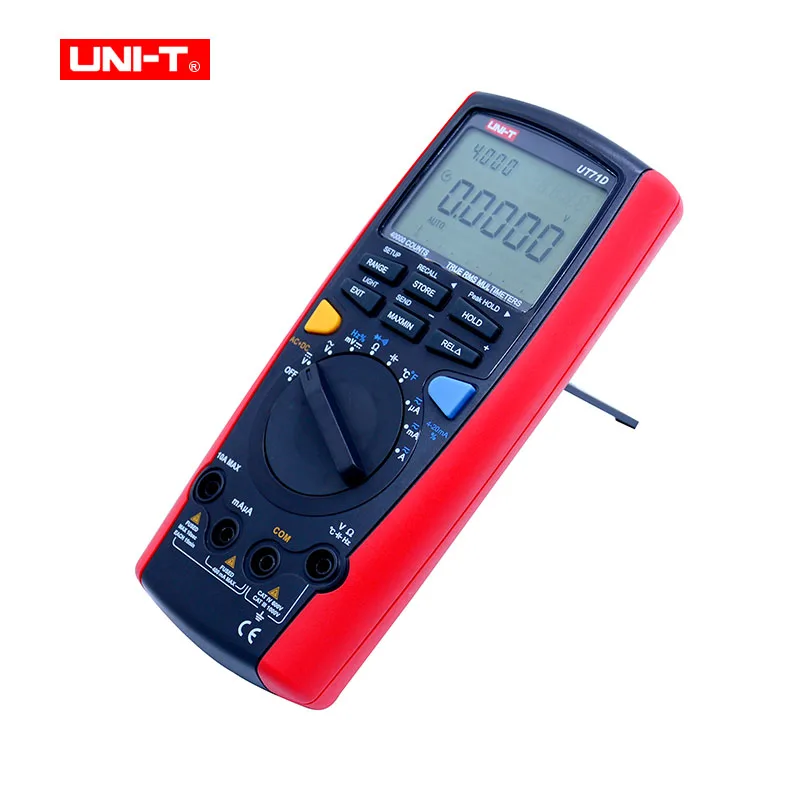 Авто Диапазон Цифровой мультиметр UNI T UT71D AC DC Вольт Ампер Ом Емкость Темп метр с