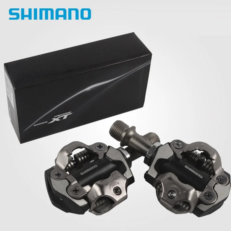 SHIMANO педали DEORE XT PD M8000 M8020 самоблокирующиеся с SPD шипами набор MTB горный велосипед