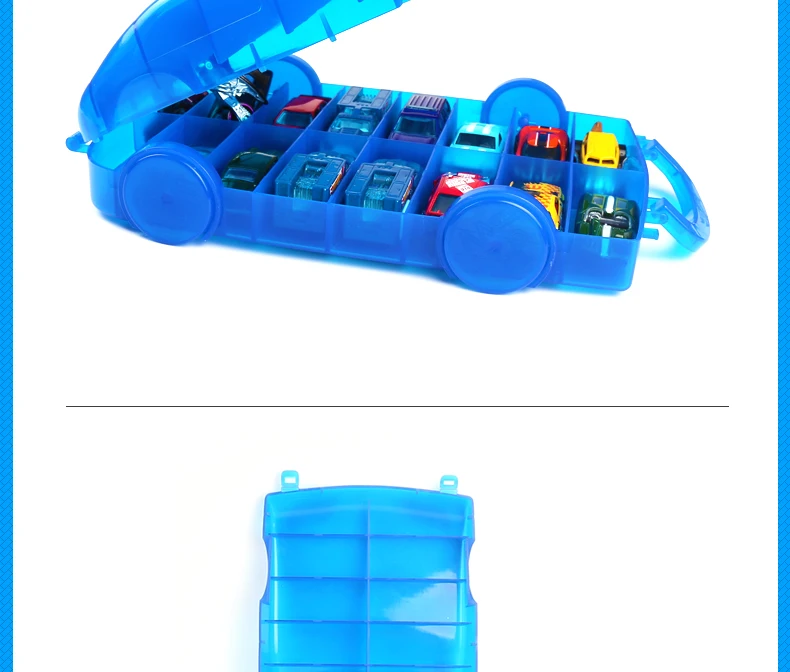 Hot Wheels автомобильный трек игрушка ABS пластиковый ящик для хранения Hotwheels автомобильная парковочная площадка удобная модель держатель для автомобилей подарки