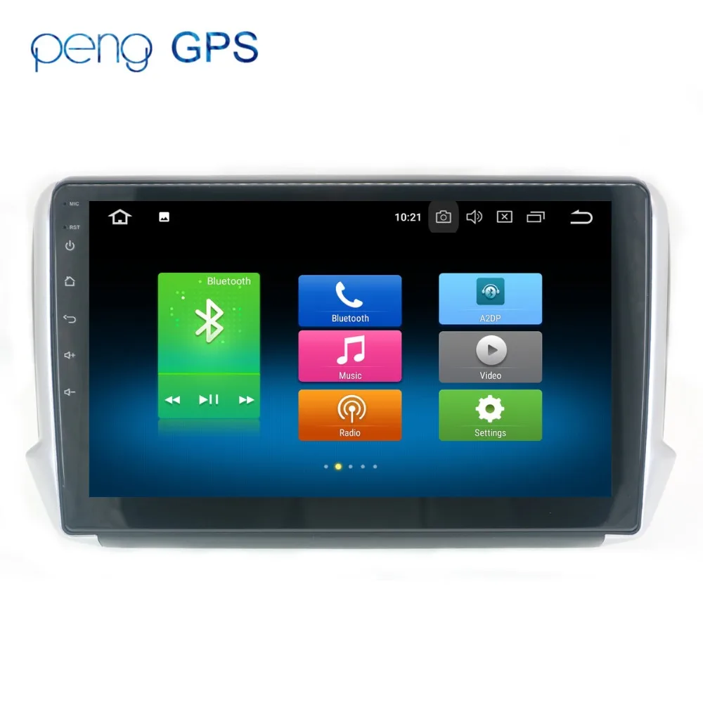 Android 8 0 7 1 Автомобиль Радио Стерео GPS головного устройства Navi для peugeot 2008 208 2015 + Нет