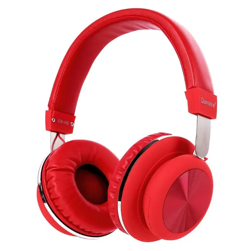 Белый GS-H6 Bluetooth наушники Спортивная беспроводная гарнитура тяжелый бас наушники с микрофоном Встроенный 400 mAh большой емкости литиевая батарея - Цвет: Белый