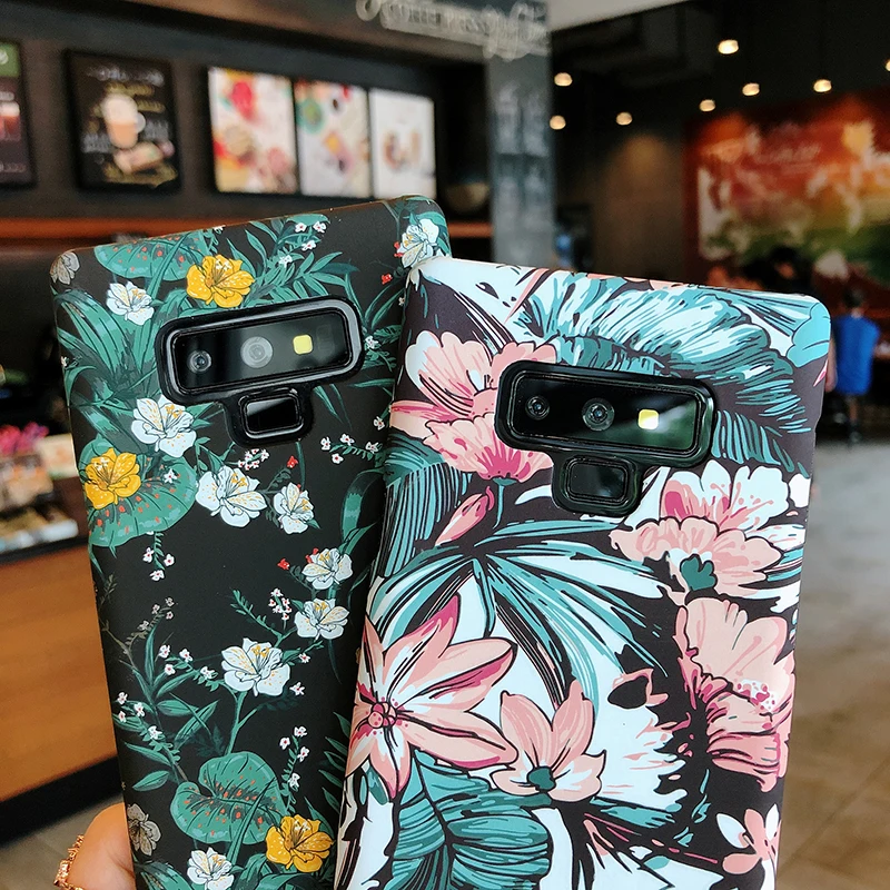 Чехлы YHBBCASES в стиле ретро с изображением цветов из мультфильмов для Samsung S10 S8 S9 Plus 3D