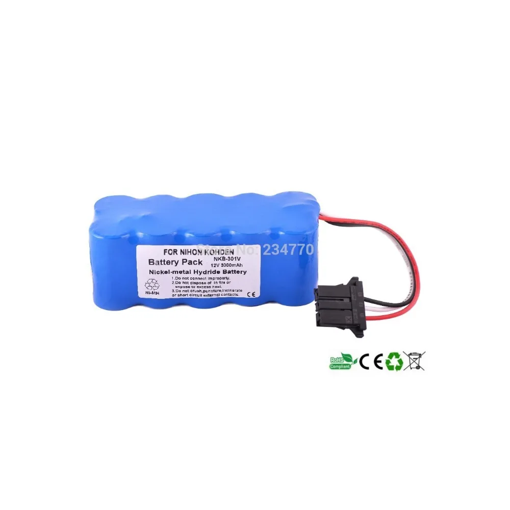 Замена для Nihon Kohden Defibrillator TEC 5500 5521 медицинского аккумулятора с эффектом