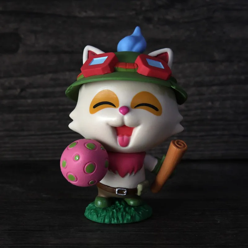 Игра Teemo ПВХ фигурка высокого качества Коллекционная модель игрушки Рождественский подарок