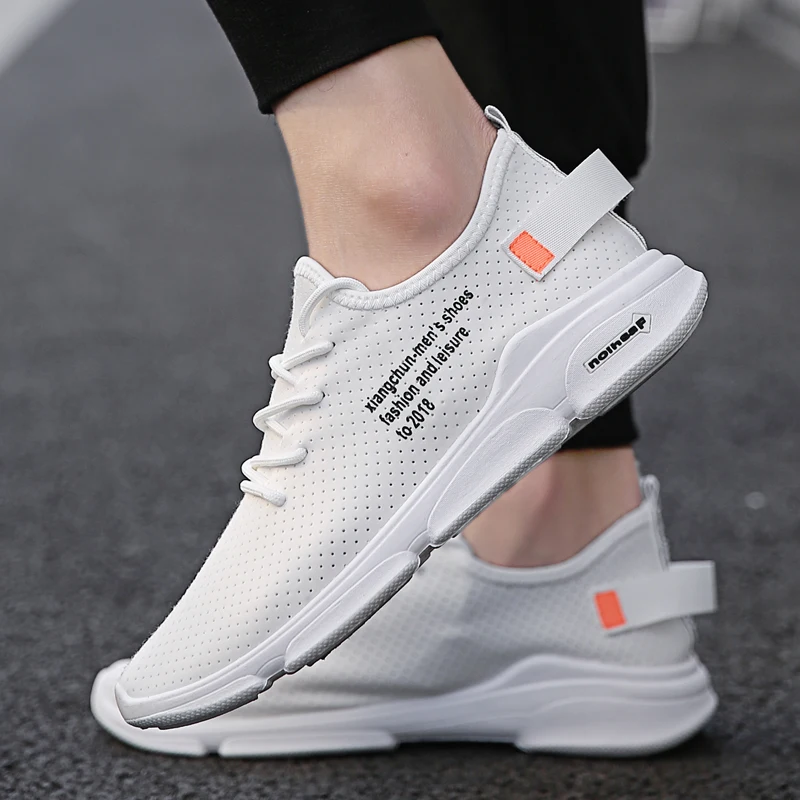 Vogue Breathable Mesh Men Casual Shoes Comfortable Lace-up Man For Summer Nice Male Adult Vulcanized Footwear | Обувь