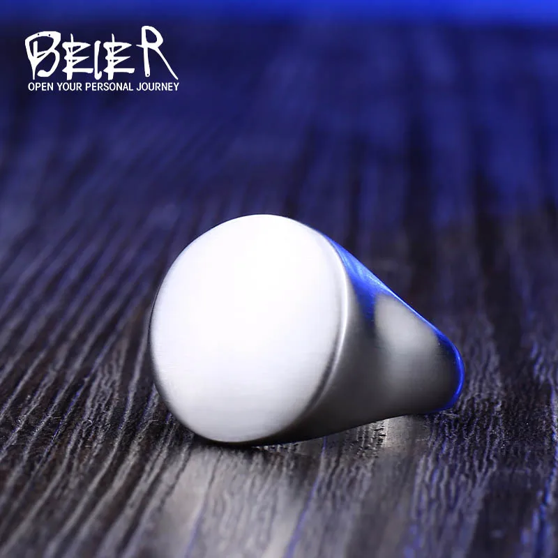 Мужской Уникальный Круглый Байкер BEIER украшение из нержавеющей стали 316L с