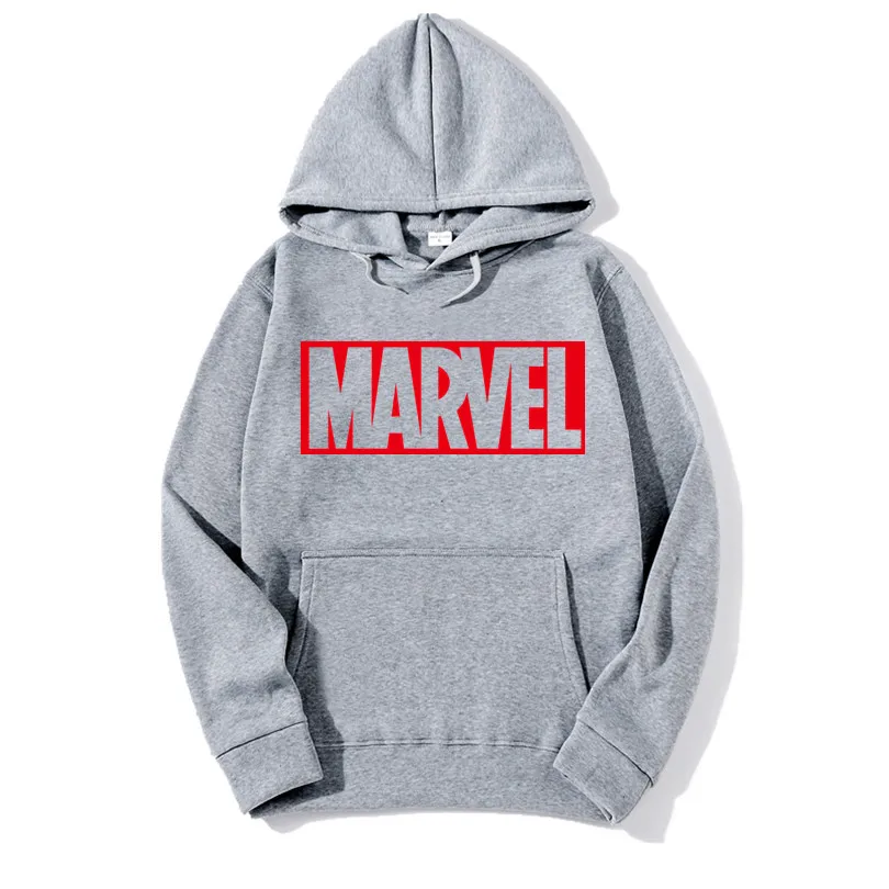 Мужские брендовые свитера MARVEL Модные осенние и зимние толстовки с принтом букв