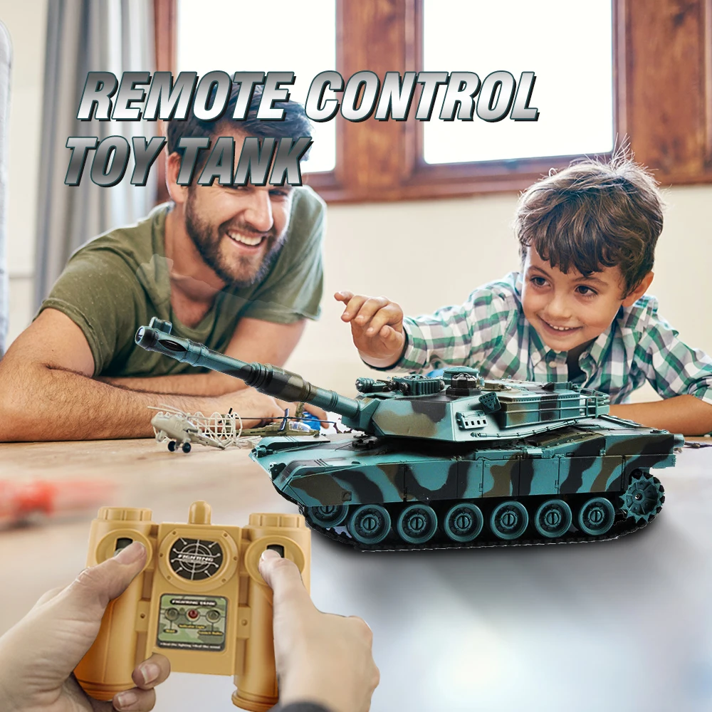GizmoVine RC боевой танк пушки и Emmagee M2A Тигр пульт дистанционного управления Танк 9CH