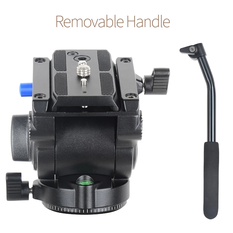 Рукоятка XILETU для видеосъемки гидравлическая головка штатива и БЫСТРОРАЗЪЕМНАЯ