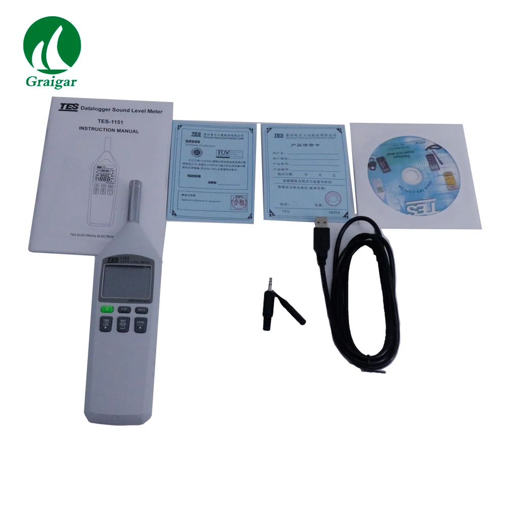 

Brand New TES-1151 Original Digital Sound Level Meter 30 to 130 dB TES-1151 DC/AC Noise Level Tester