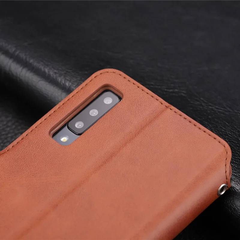 Магнитный кожаный чехол-книжка с отделениями для карт чехол для samsung Galaxy S10 S9 S8 Plus Note 9 8 A6 A8 A7 A9 A6s A8s A10 A30 A50 M10 M20 S10e чехол s