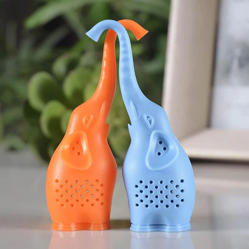1PCS Hot Selling Elephant Style Silicone Tea Strainer Herbal Spice Infuser Filter Diffuser Kitchen Coffee Tools | Дом и сад