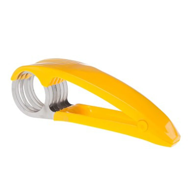 Stainless Steel Banana Slicer Cutter Chopper Fruit Salad Cucumber Kitchen Tool Vegetable Peeler | Дом и сад
