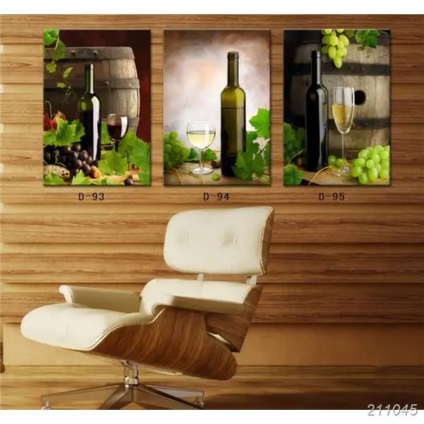 Трехпанельный декор современная настенная краска домашний художественная