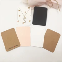 10pcs simple and fresh type pretty necklace accessories packaging card new design hand chain bracelet display card 7 8x5 6cm