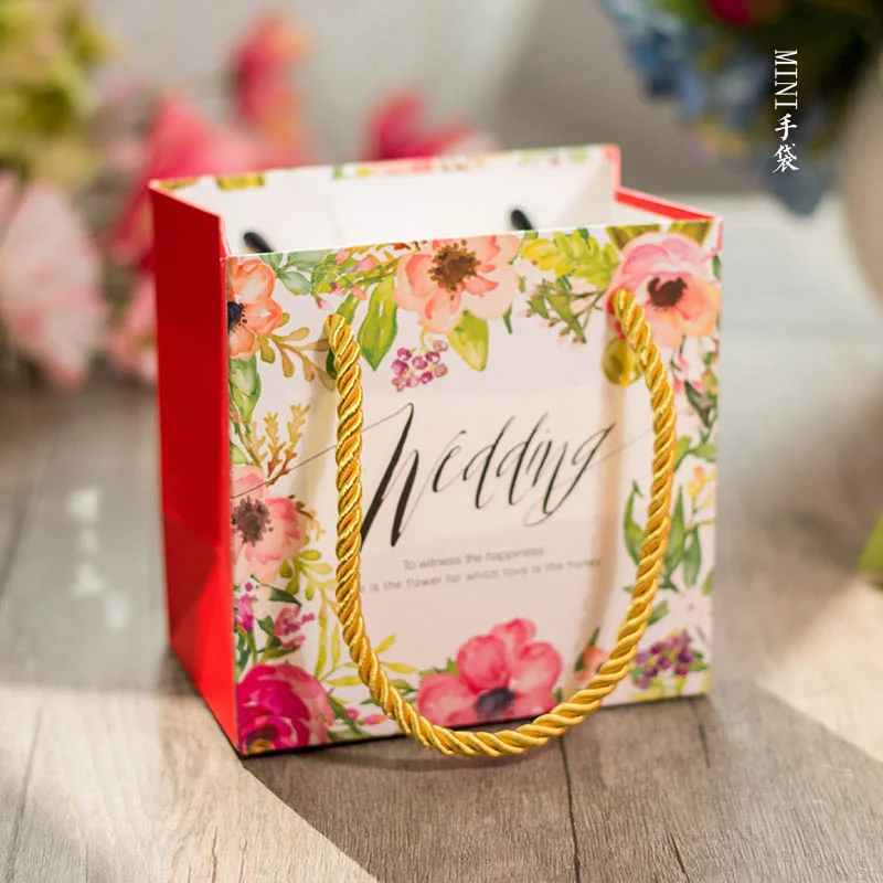 10 шт. Secret Garden сумки свадебное платье с цветочным узором комплекты сумкой личность радостный свадебный