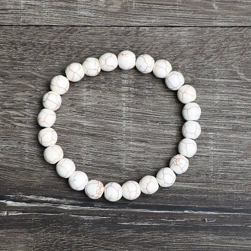 Женский и мужской браслет для йоги винтажный матовый ручной работы с