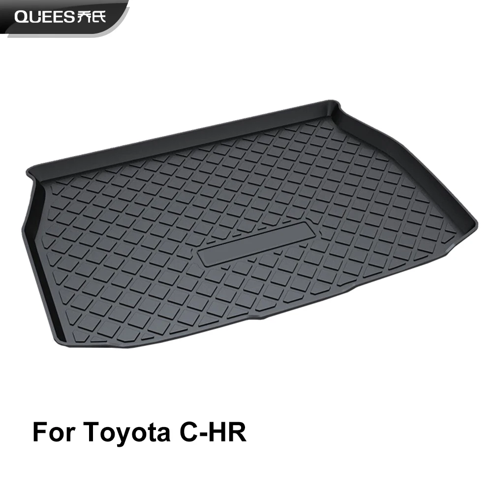 QUEES Custom Fit грузовой лайнер для багажника напольный коврик Toyota C HR CHR Heavy Duty Liner TPO Rubber