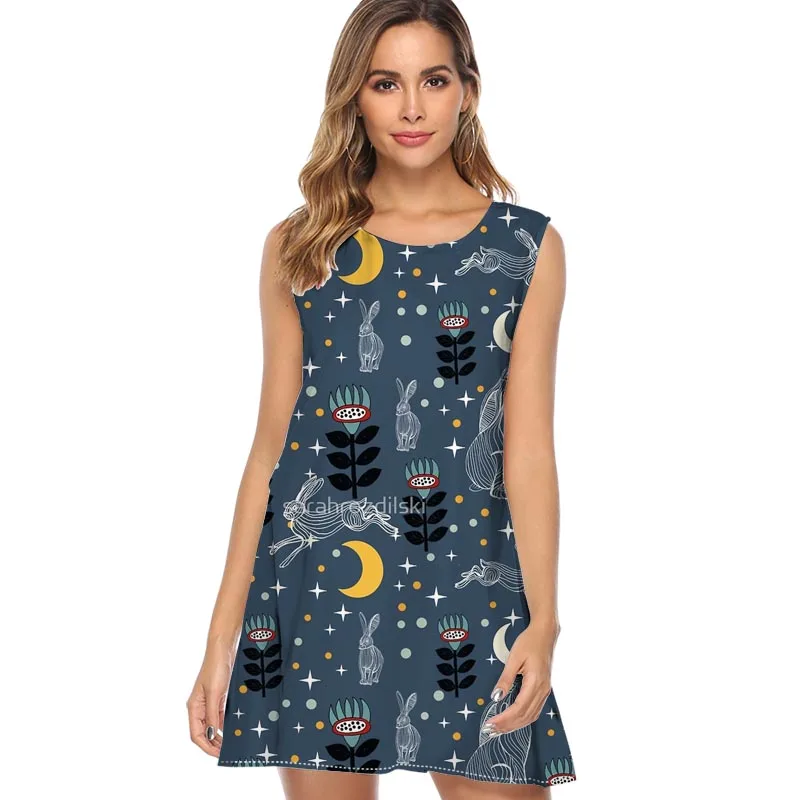 

Women Chiffon Dress Women 2019 New Fashion Floral Print Casual Summer Dress Mini flower Party Dresses robe femme