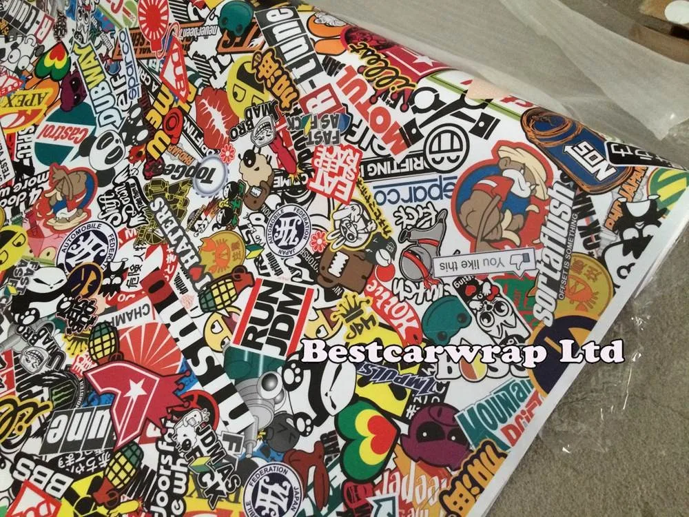 JDM Стикеры бомба виниловая пленка с освобождением воздуха наклейка бомбой для