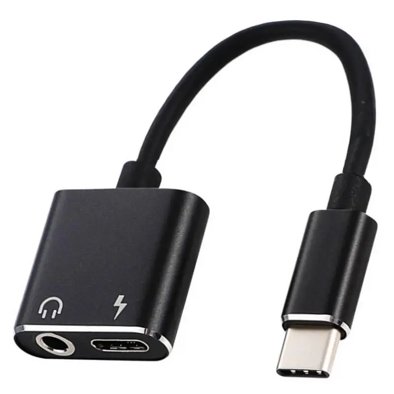 BRSUANG 2 в 1 usb type-C штекер 3,5 мм разъем адаптер для наушников type-C адаптер для быстрой зарядки для samsung huawei Xiaomi Oneplus и т. Д