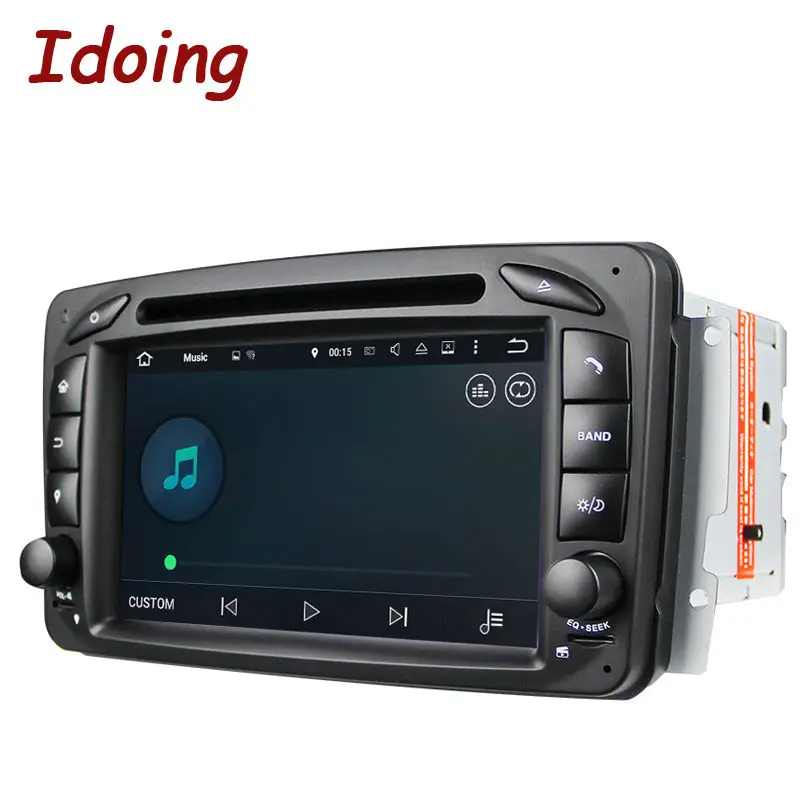 Idoing 2Din руль для Mercedes/Benz/W209/203 автомобильный dvd-плеер Android 7,1 четырехъядерный FM gps навигация радио wifi стерео 3g