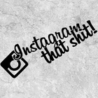 Этот фигня в Instagram! Модификация дизельного персонального дизайна автомобиля StickersL18cm