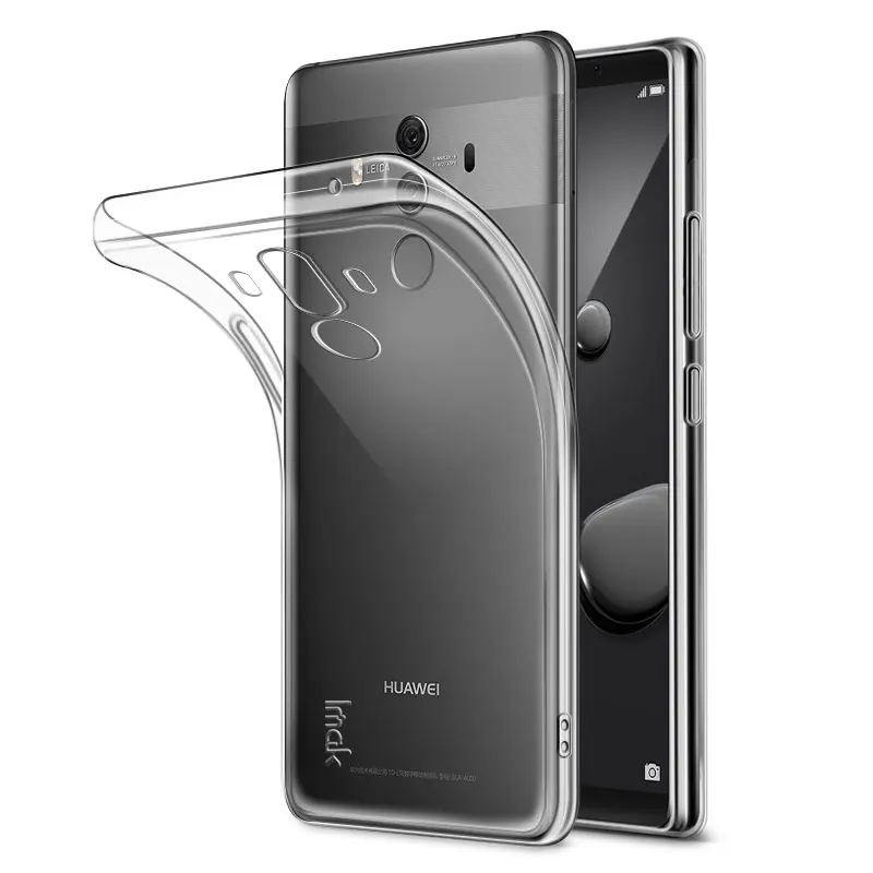 For Huawei Mate 10 Pro case iMAK Super-slim Stealth Soft Clear TPU Phone Mate10 Bumper Screen Protector |
