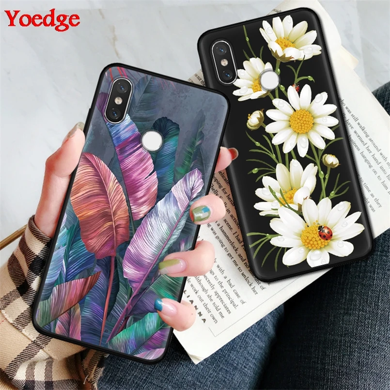 Цветок матовый чехол для спортивной камеры Xiao mi Red mi S2 3 4A 5 Plus 6A Note 3 4X5 5A 6 7 Pro для Xiaomi mi 9 A1 5X A2 6X8 Lite F1 Мягкий ТПУ чехол