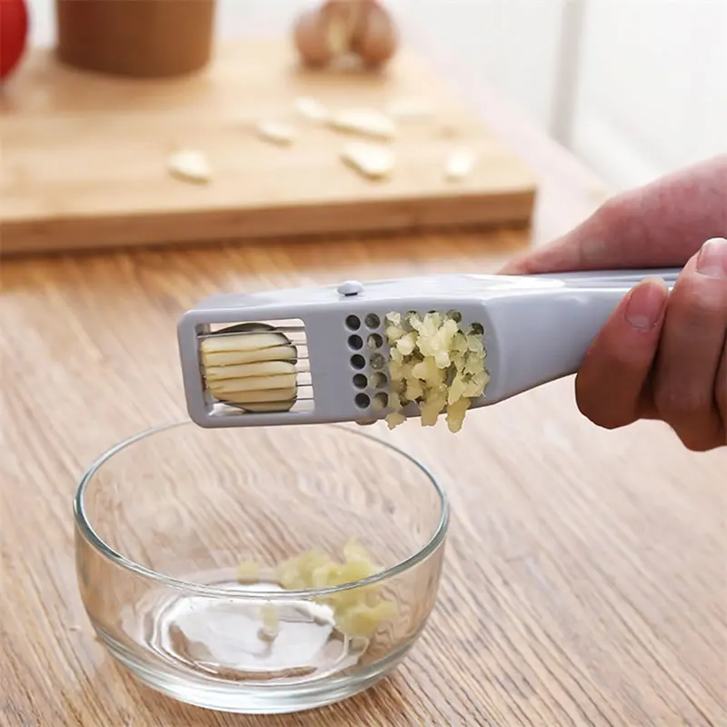 OBRKING Профессиональный чеснок прессы овощечистка Мясорубка измельчитель Чеснок