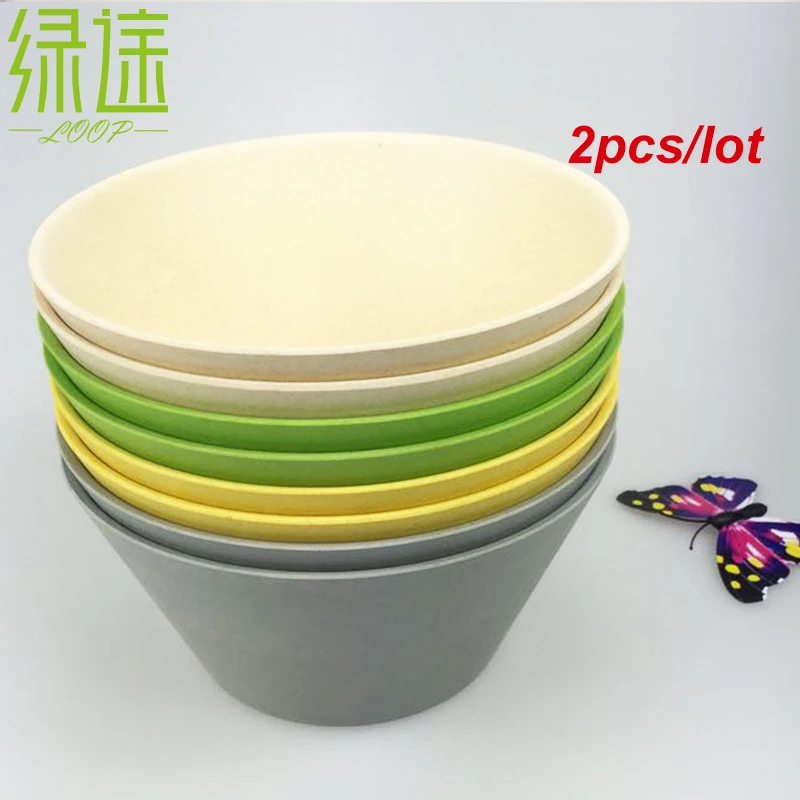 2 шт. кухонный набор из натурального бамбука белая посуда многоразовая и тарелка